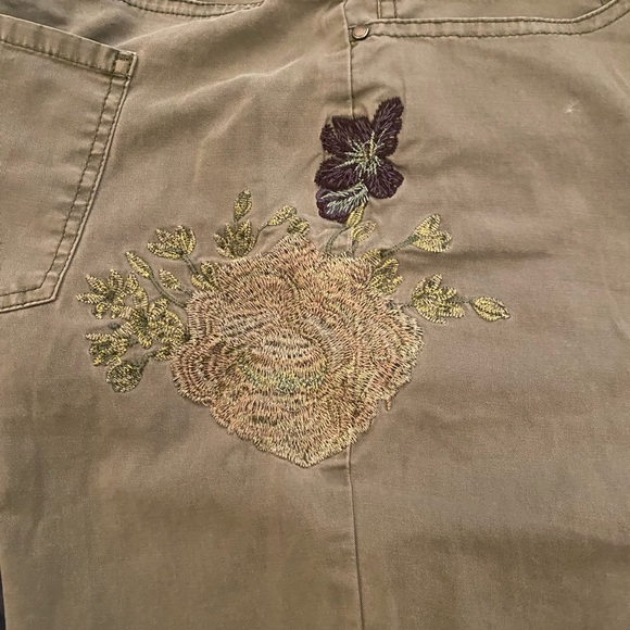 Sundance Cotton Embroidered Pants - Picture 9 of 12
